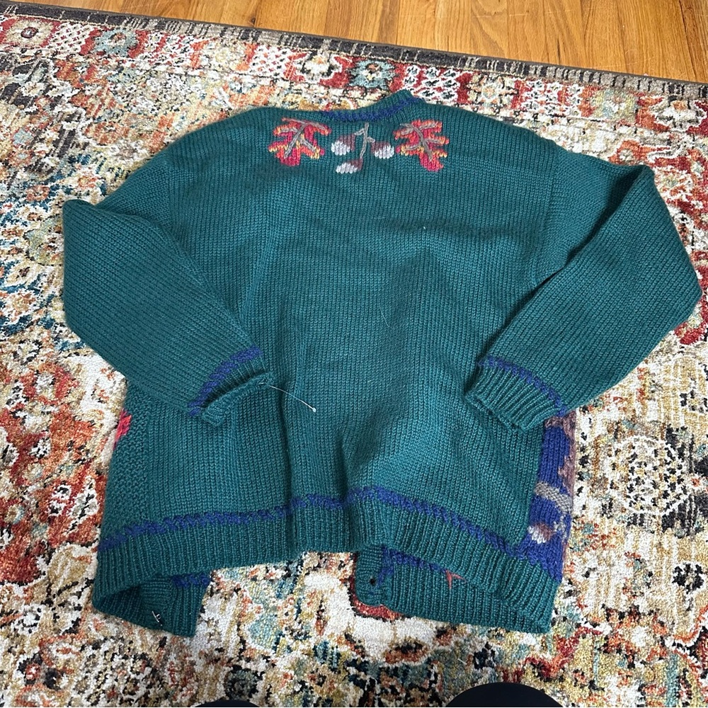 Rare vintage hand made rei autumnal sweater - Picture 4 of 4